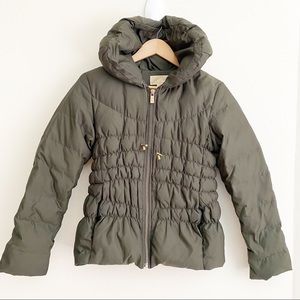 M Michael Kors Quilted Down Jacket Army Green M